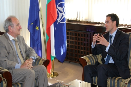 Minister Daniel Mitov met with the Ambassador of Ukraine 